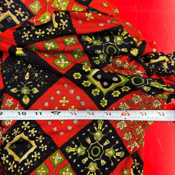 Vintage 60s/70s patterned button down - Picture 7 of 9